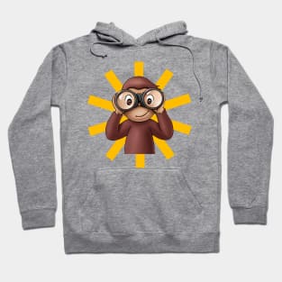 Curious George Yellow Retro Hoodie